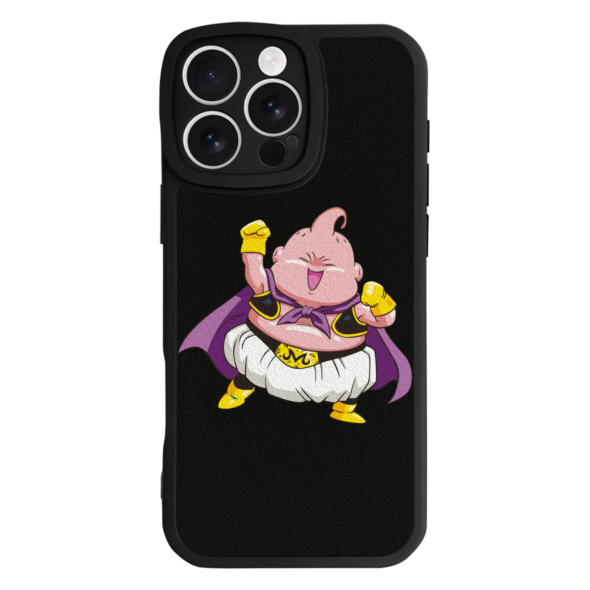 （画像用） ドラゴンボール 魔人ブウ DRAGON BALL Majin Buu 【iPhone 16シリーズ対応】シリコンスマホケース（レザー調） 材質：シリコン